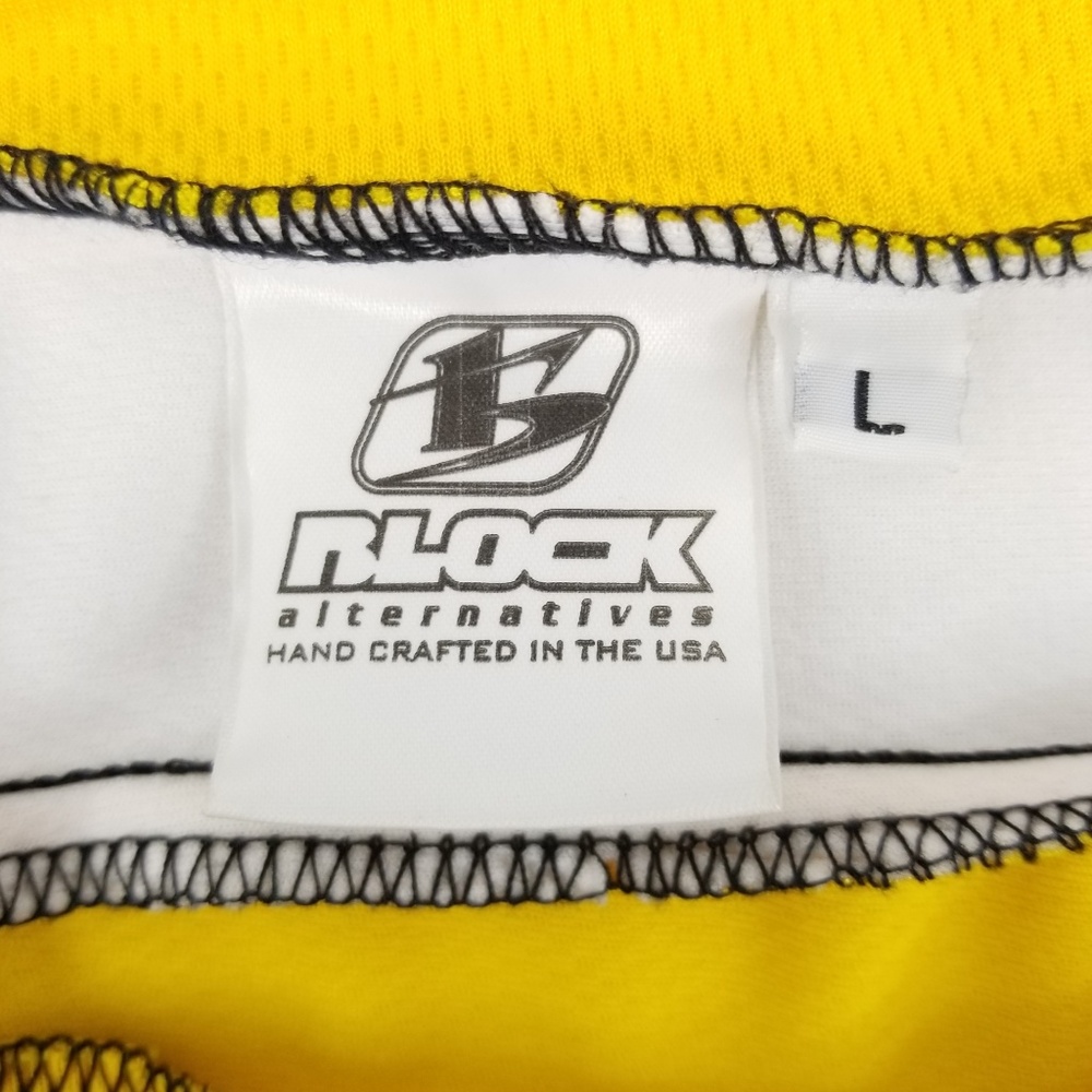 Echo Inline Hockey All Stars Mens L Jersey Yellow - Picture 7 of 8